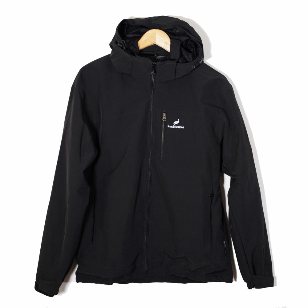 Kosciuszko 2228m Summer Windcheater Jacket Black