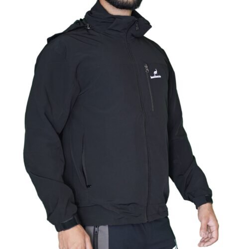 Kosciuszko 2228m Summer Windcheater Jacket Black